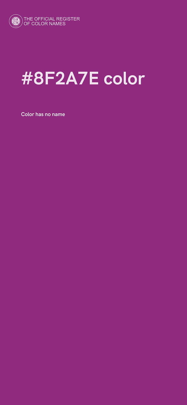 #8F2A7E color image
