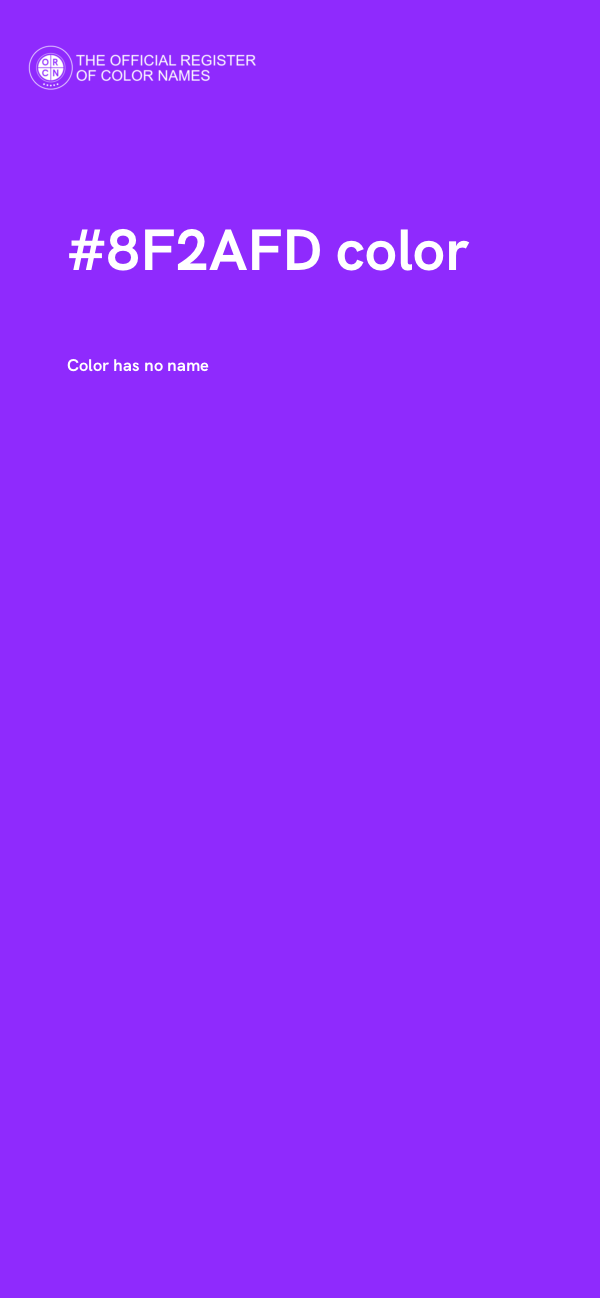 #8F2AFD color image