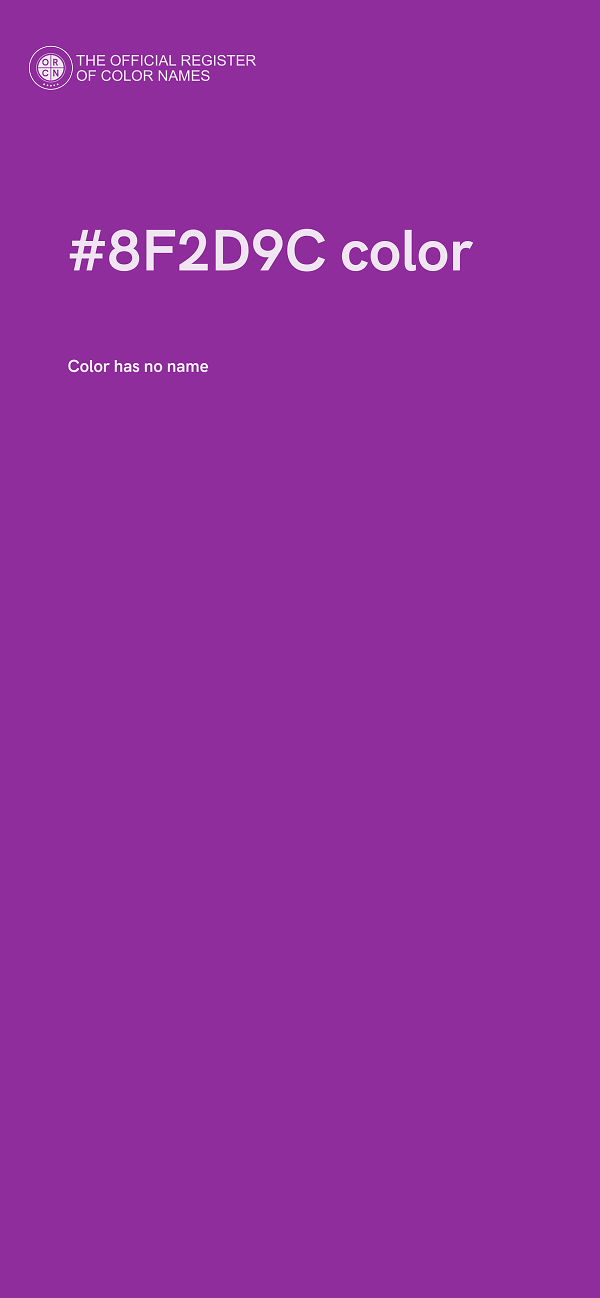#8F2D9C color image