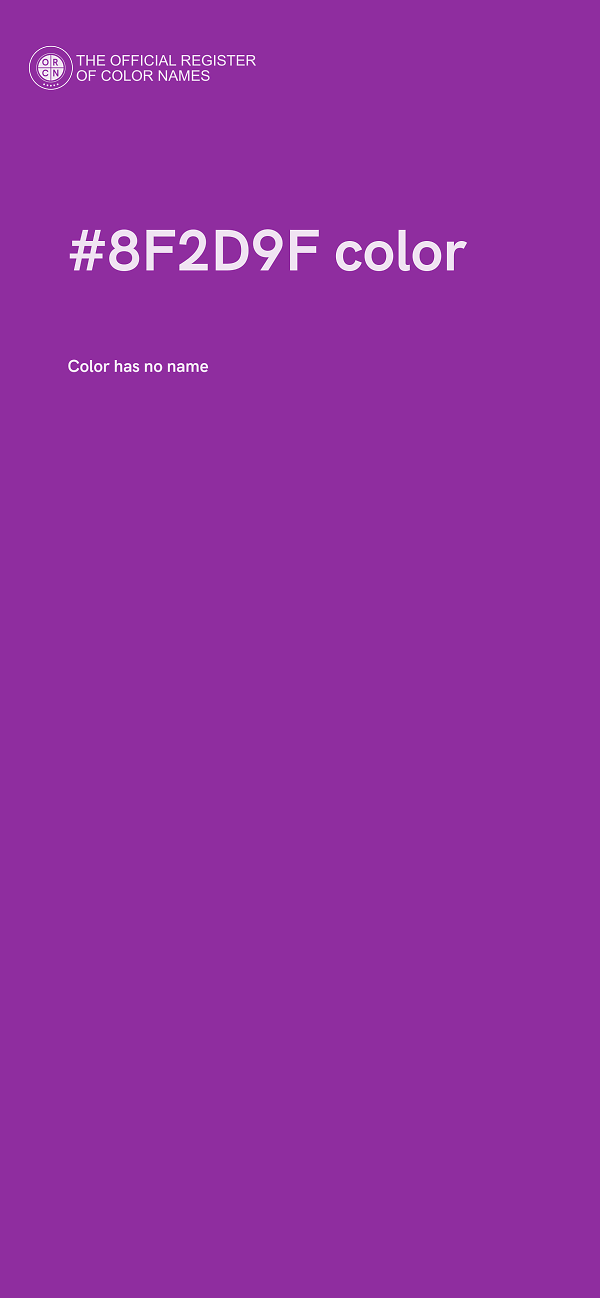#8F2D9F color image
