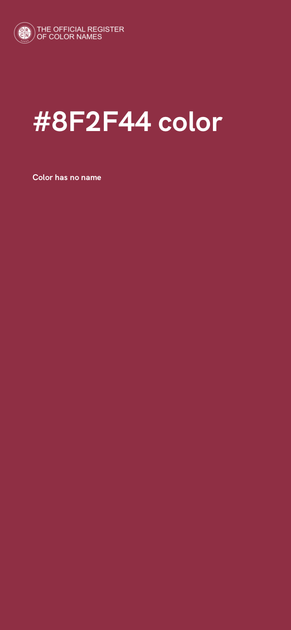 #8F2F44 color image