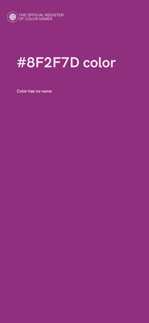 #8F2F7D color image