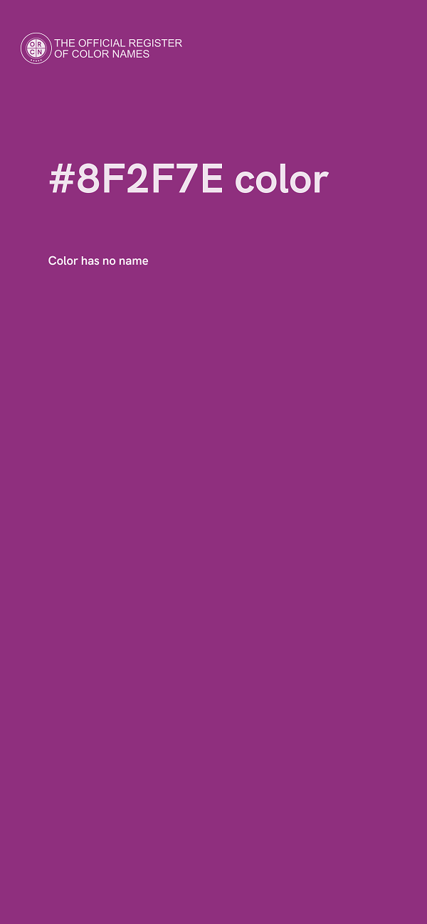 #8F2F7E color image