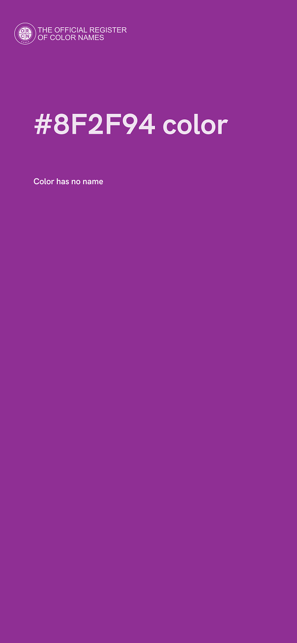 #8F2F94 color image