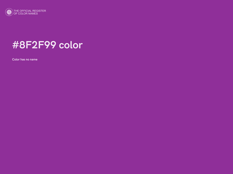 #8F2F99 color image