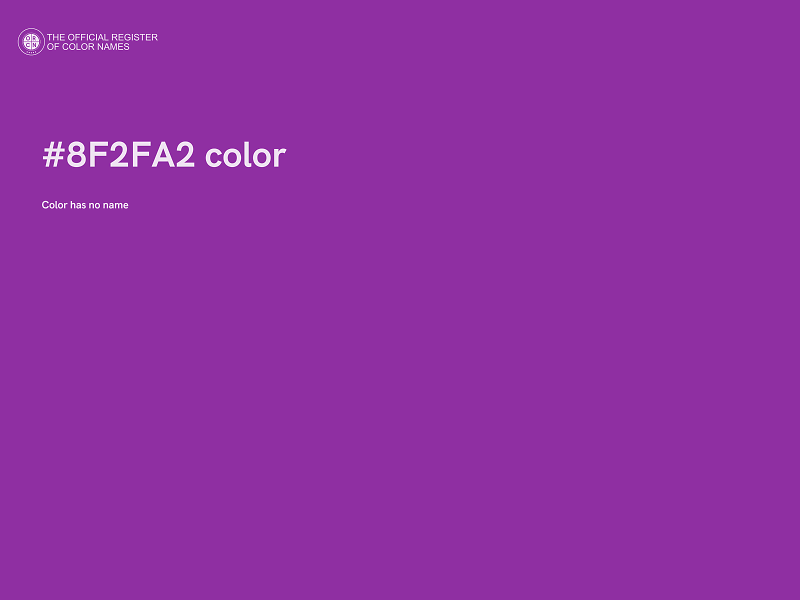 #8F2FA2 color image