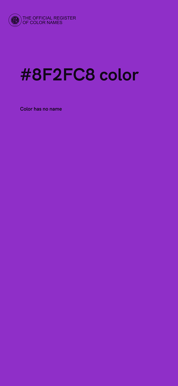 #8F2FC8 color image