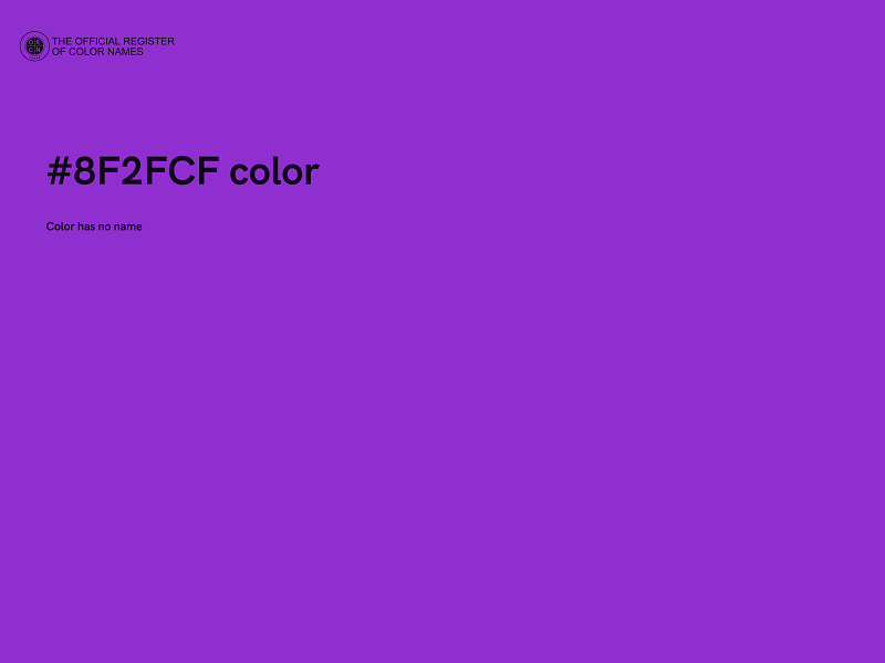 #8F2FCF color image
