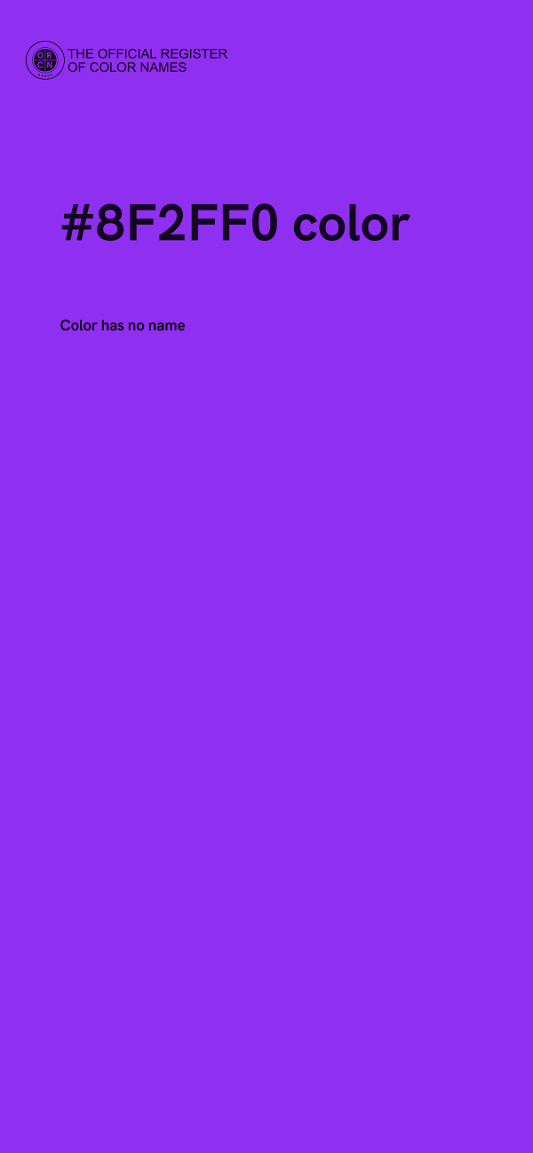 #8F2FF0 color image