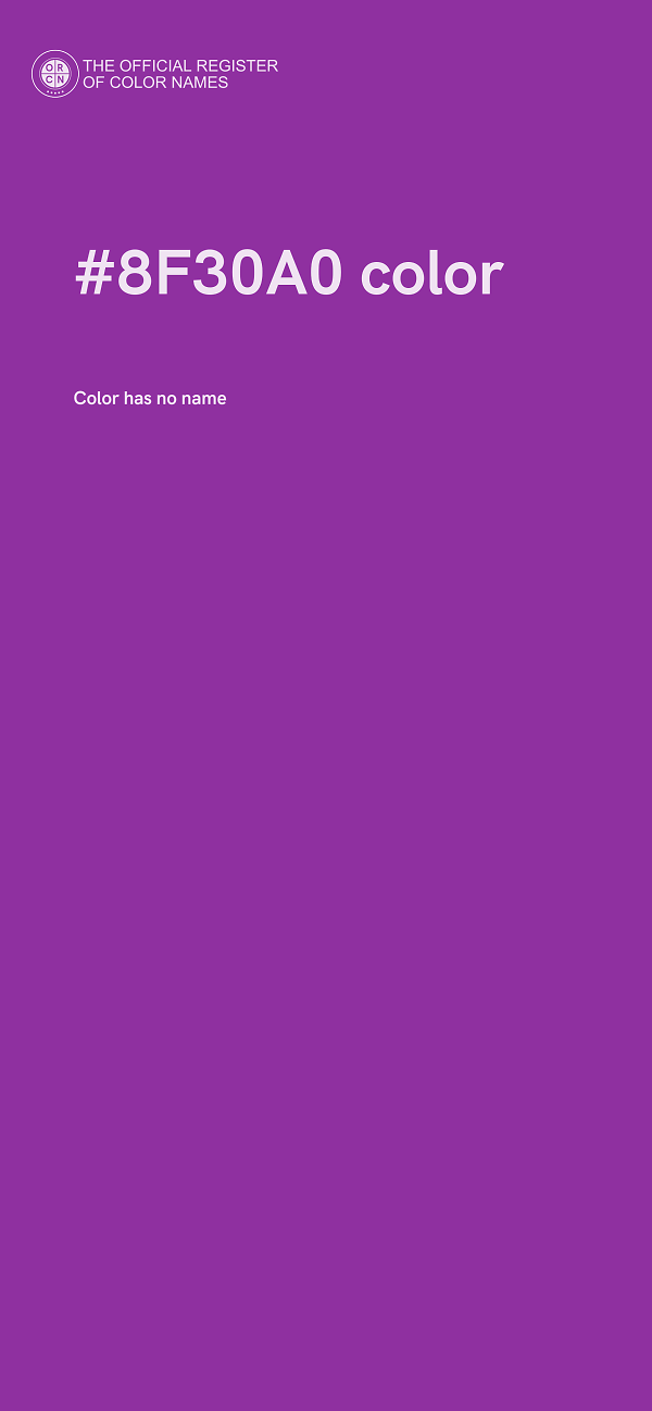 #8F30A0 color image