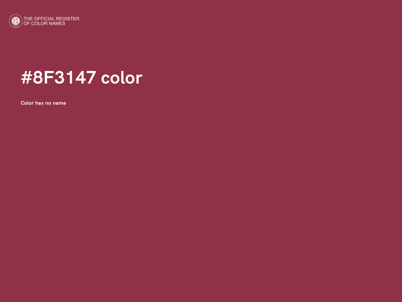#8F3147 color image
