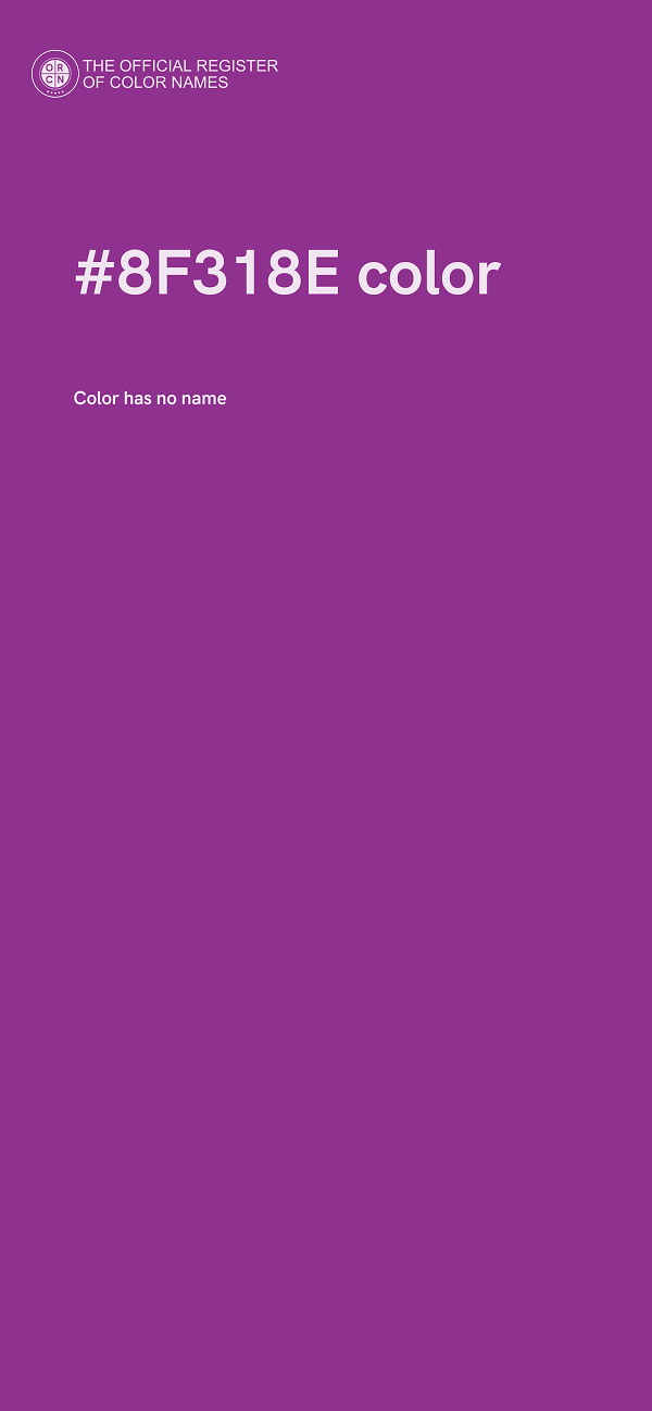 #8F318E color image
