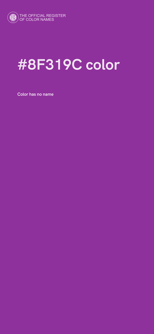 #8F319C color image
