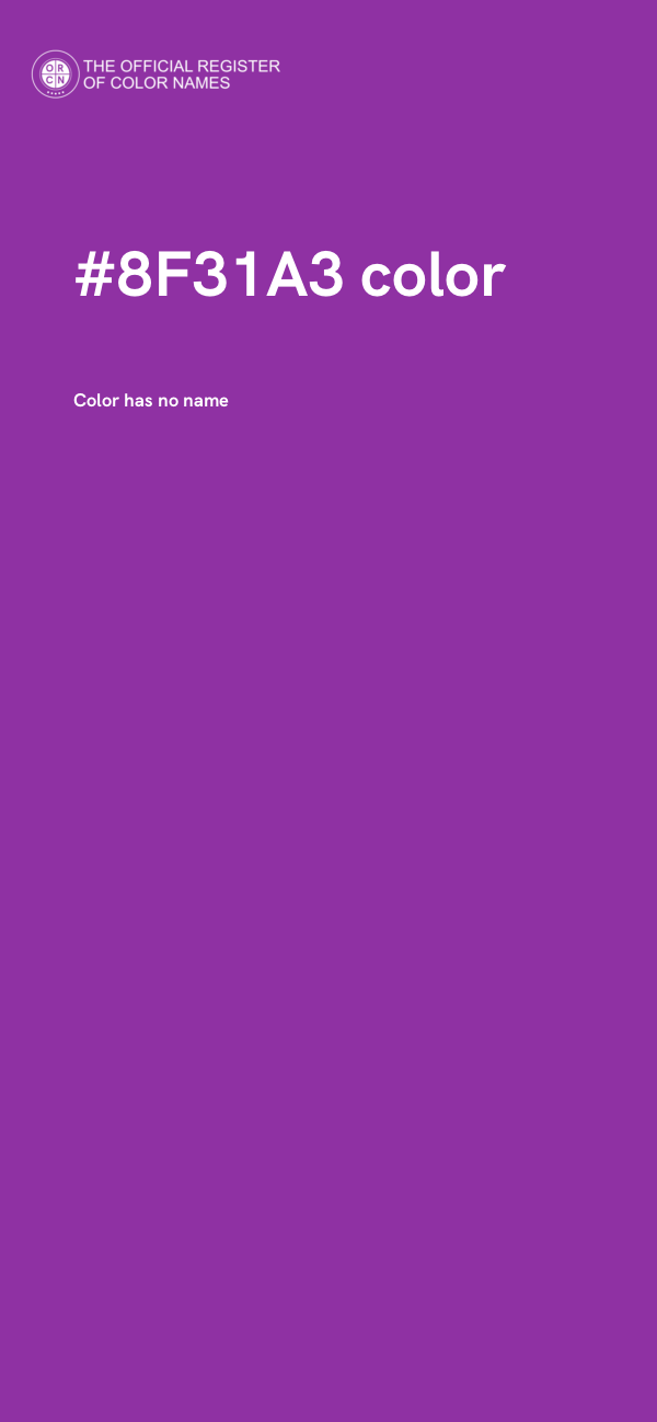 #8F31A3 color image
