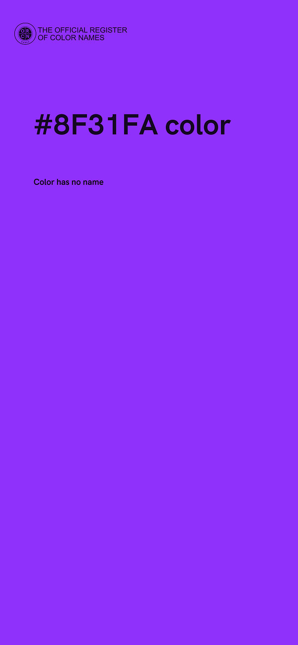 #8F31FA color image