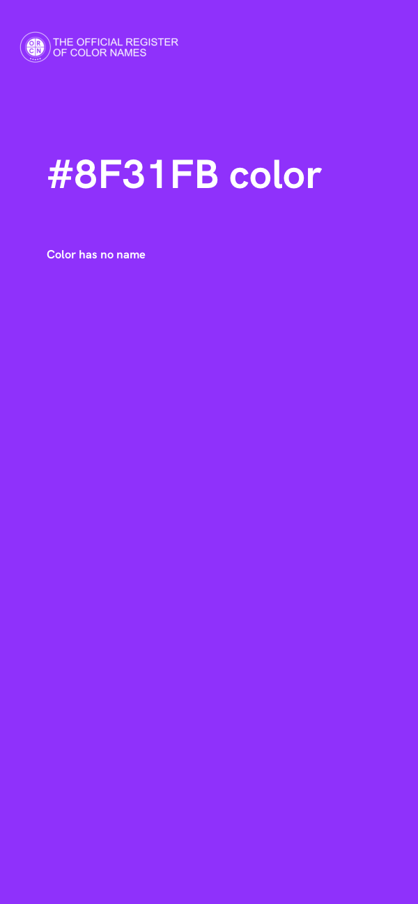 #8F31FB color image