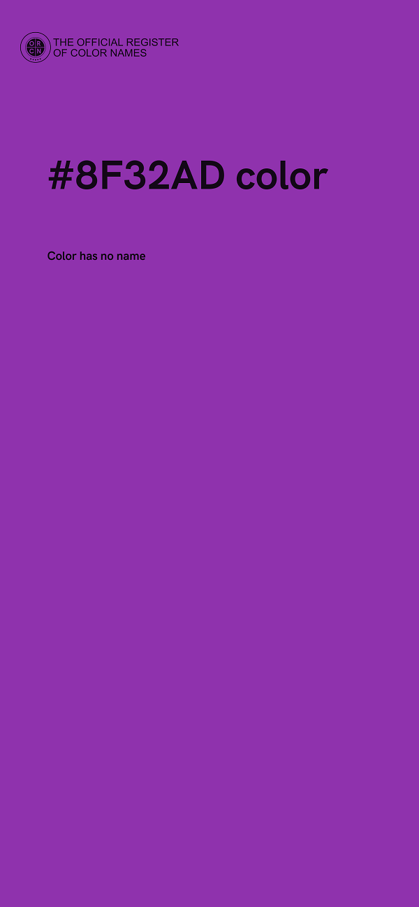 #8F32AD color image