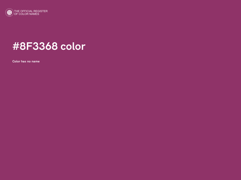 #8F3368 color image