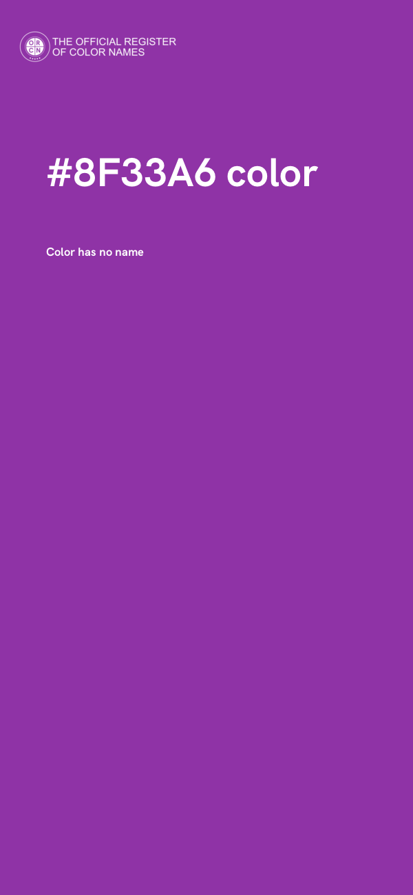 #8F33A6 color image