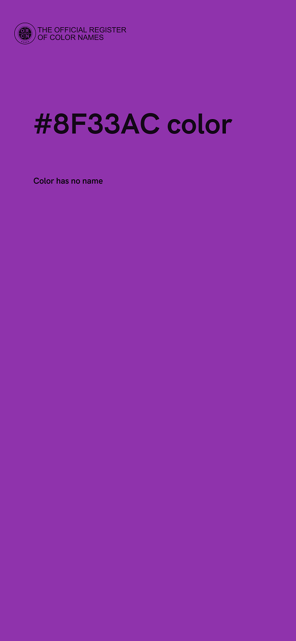 #8F33AC color image