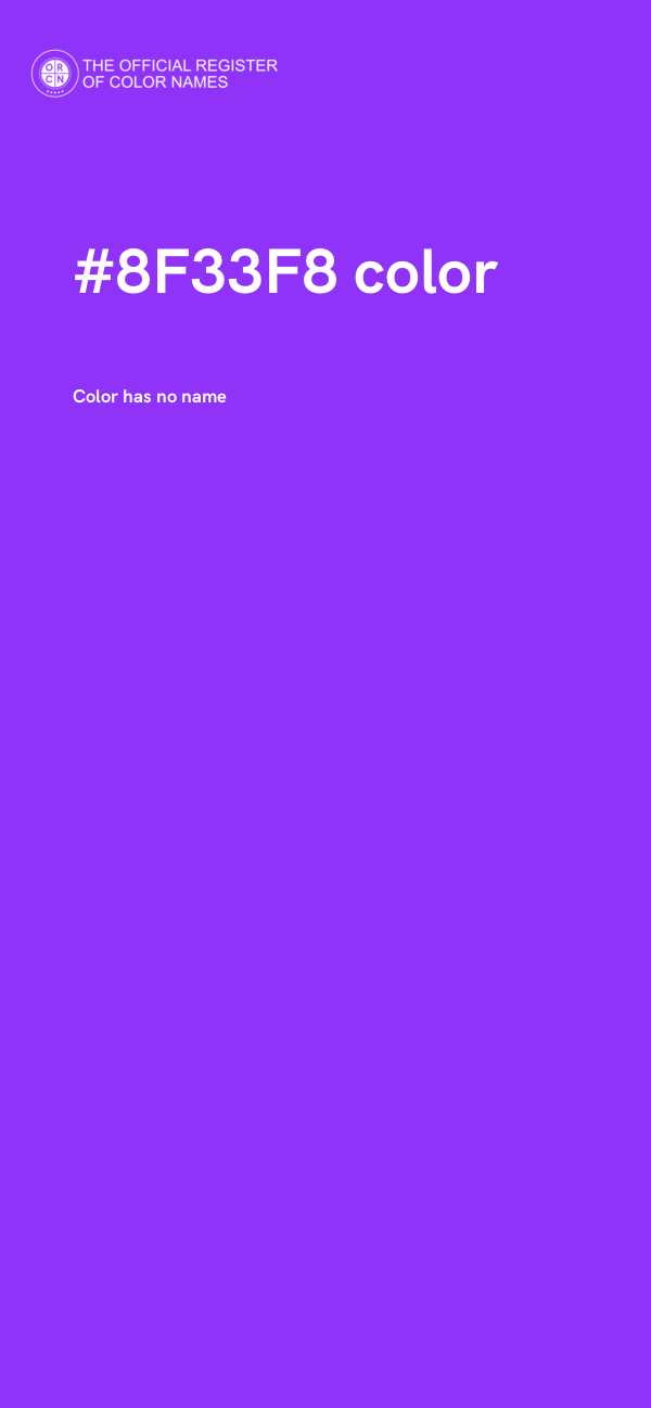 #8F33F8 color image