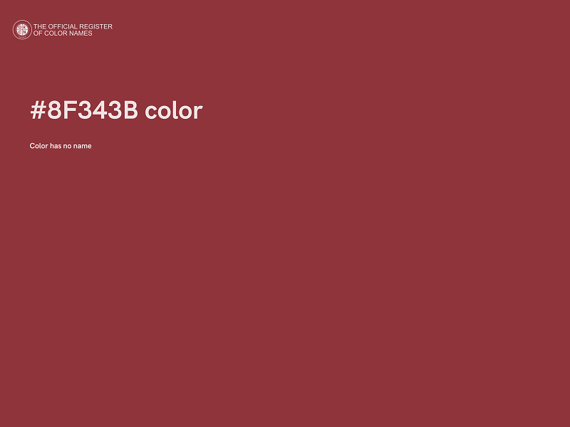 #8F343B color image