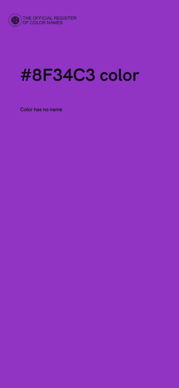 #8F34C3 color image