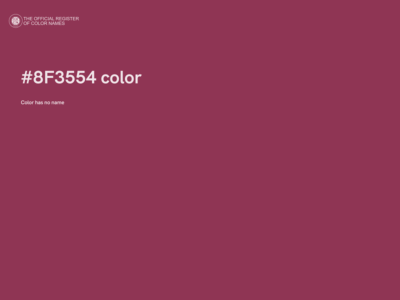 #8F3554 color image