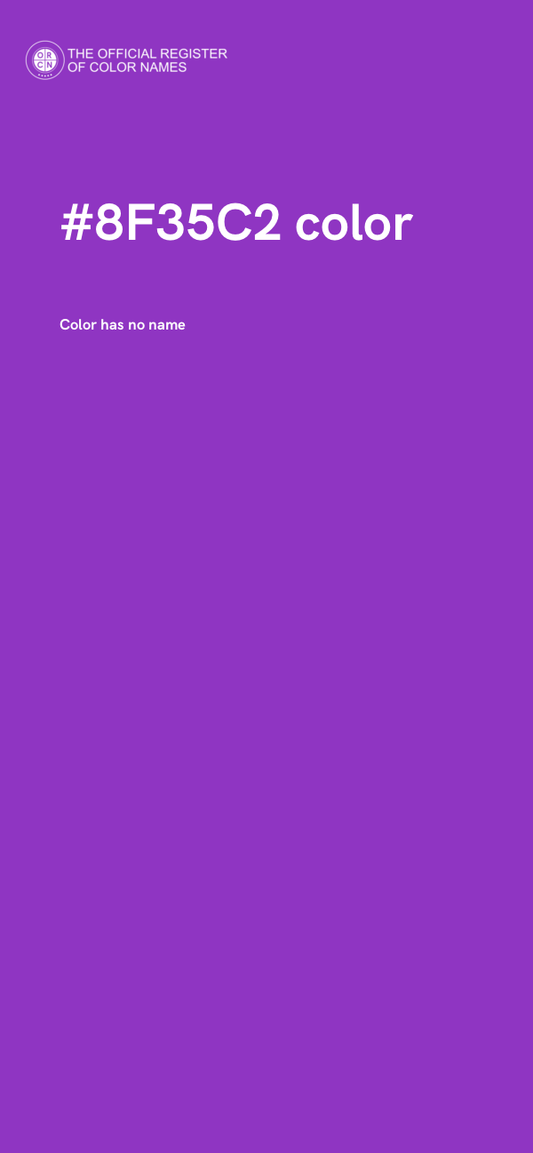 #8F35C2 color image
