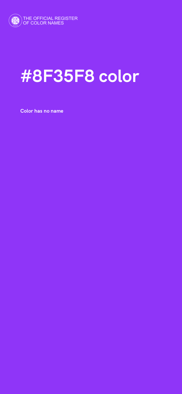 #8F35F8 color image