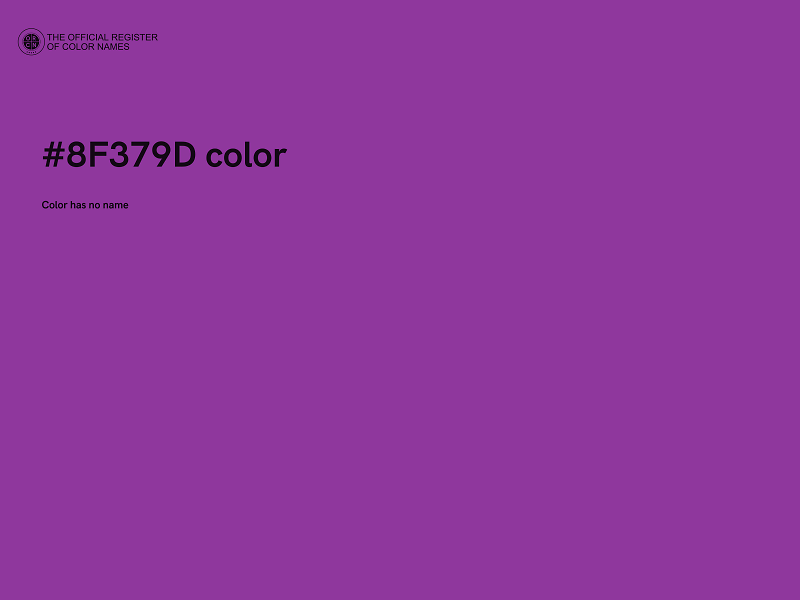 #8F379D color image