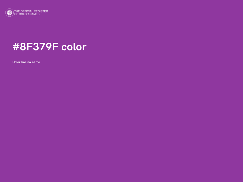 #8F379F color image
