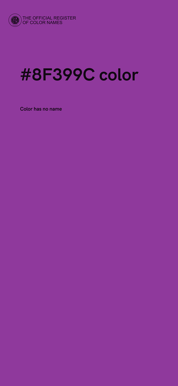 #8F399C color image