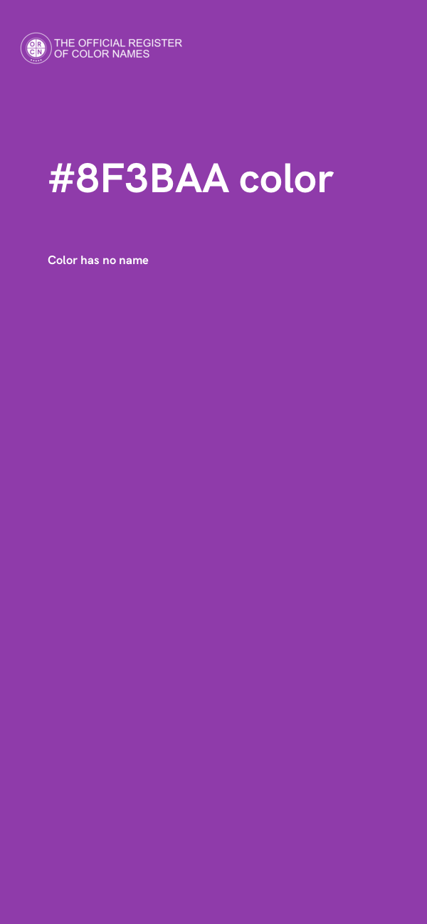 #8F3BAA color image