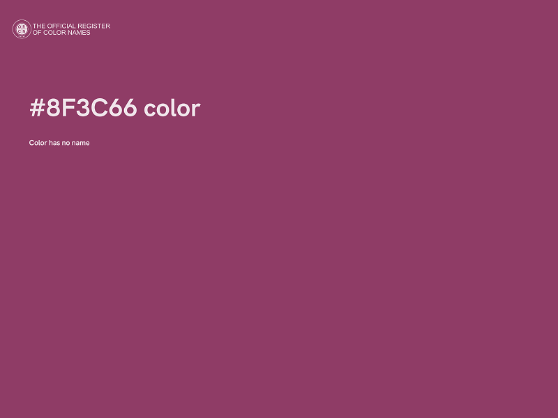 #8F3C66 color image