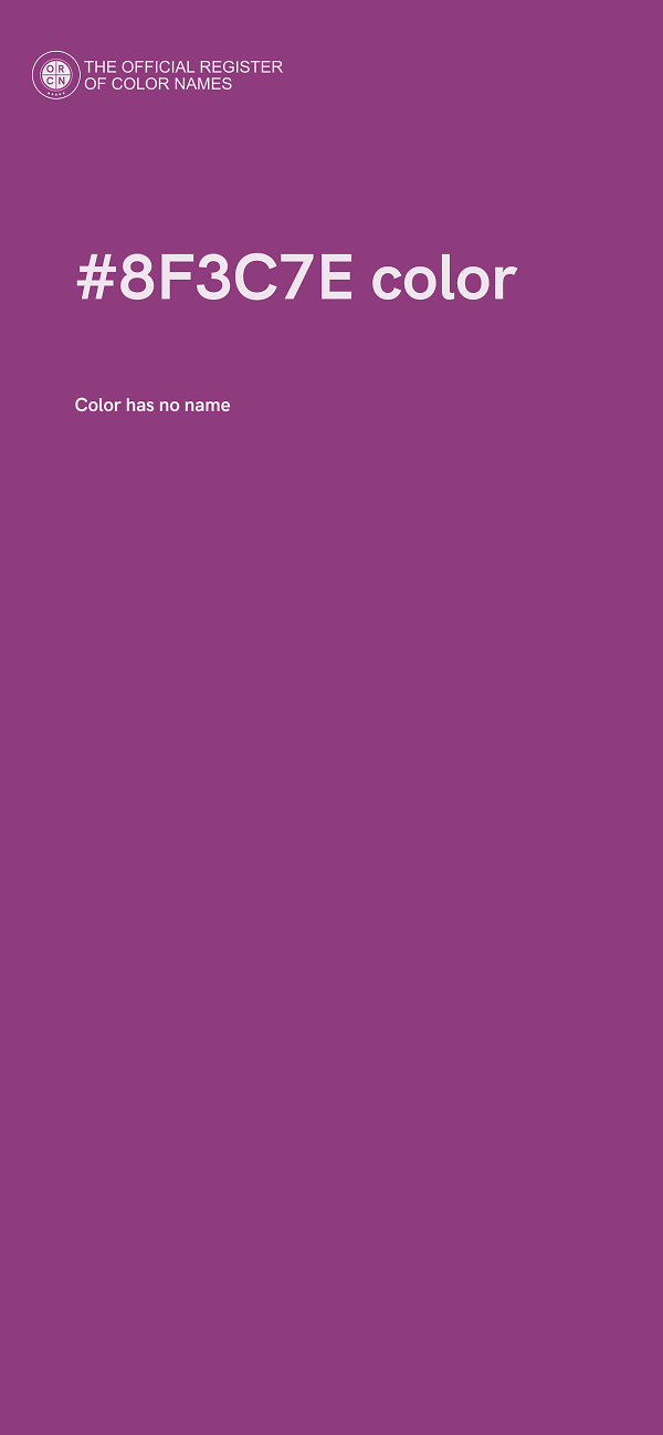#8F3C7E color image