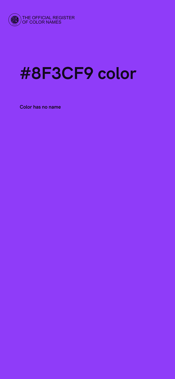 #8F3CF9 color image