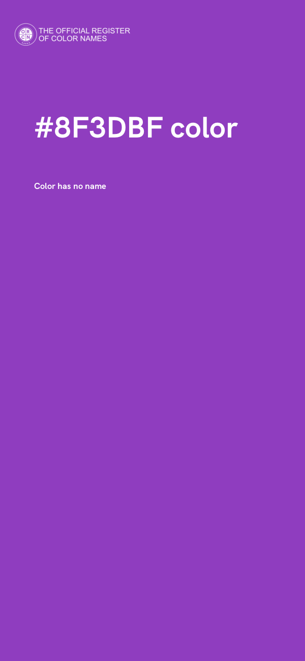 #8F3DBF color image