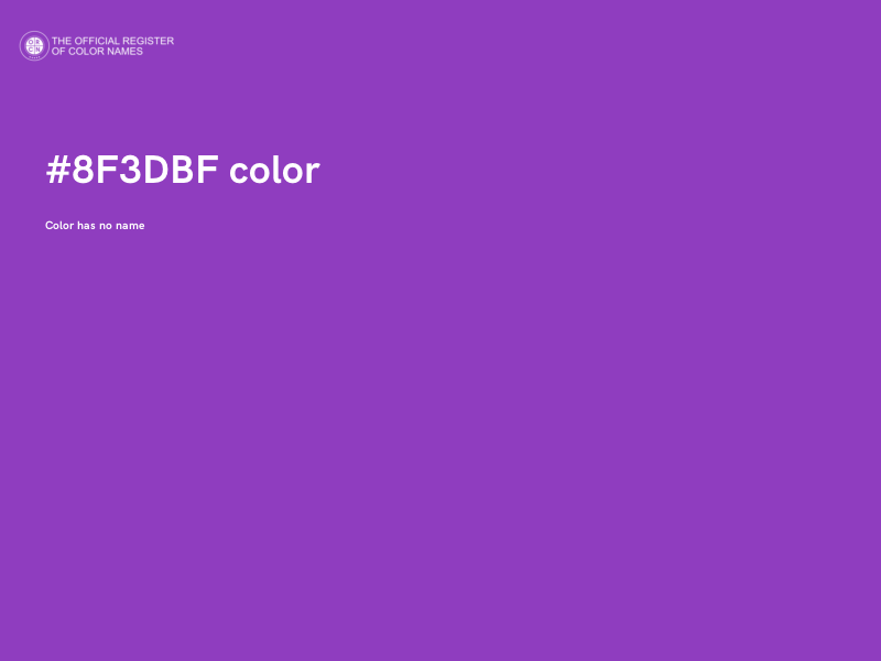 #8F3DBF color image