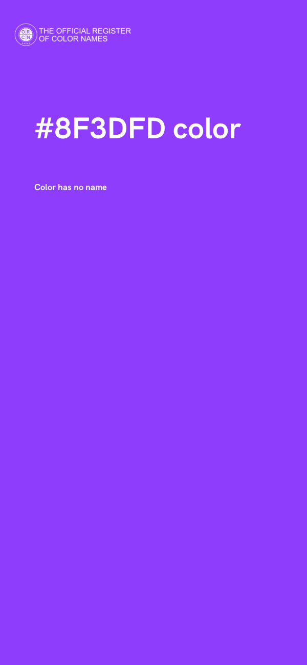 #8F3DFD color image