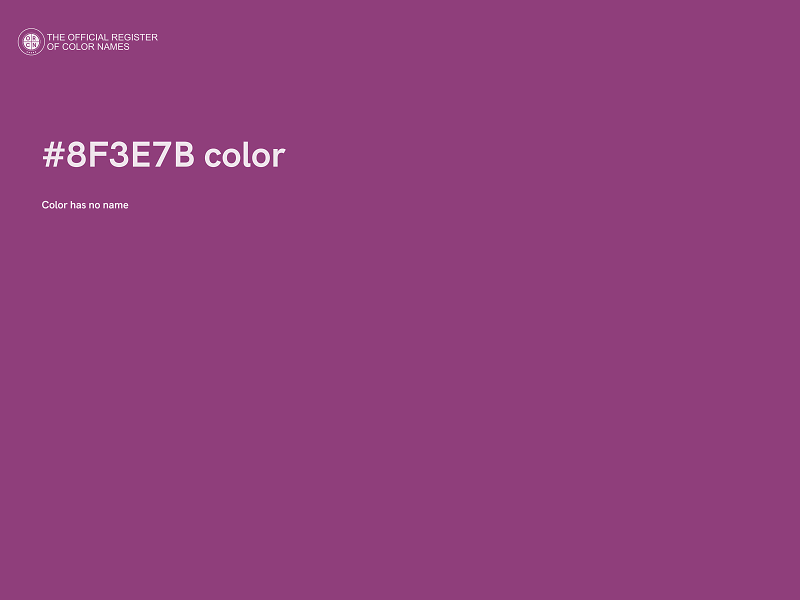 #8F3E7B color image