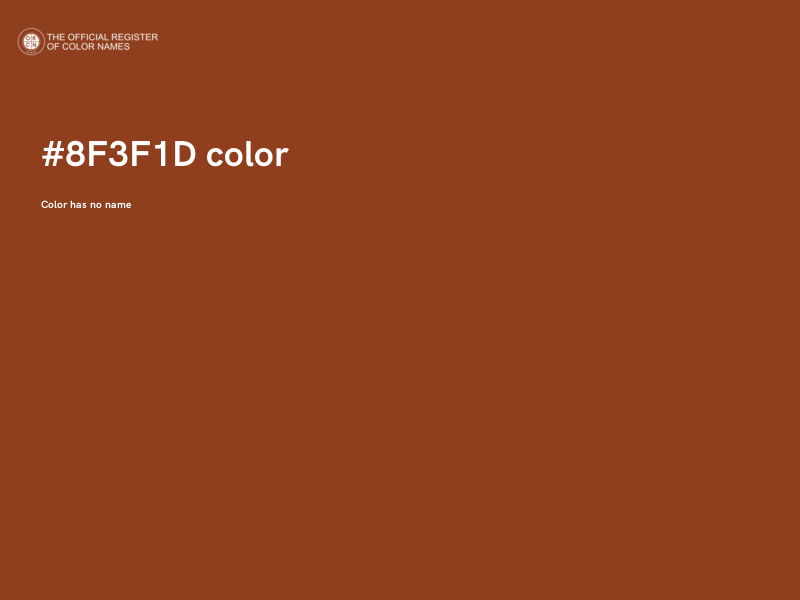 #8F3F1D color image