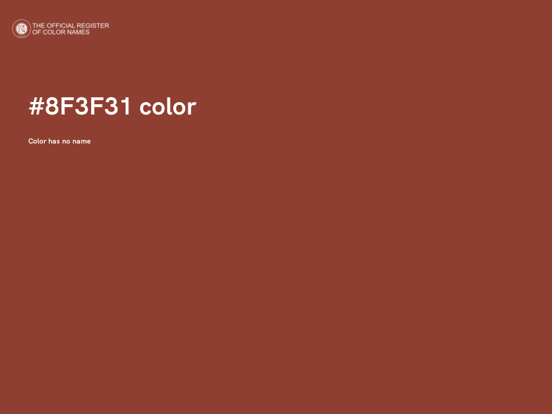 #8F3F31 color image
