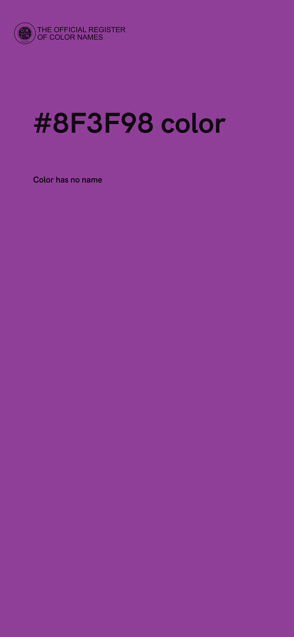#8F3F98 color image
