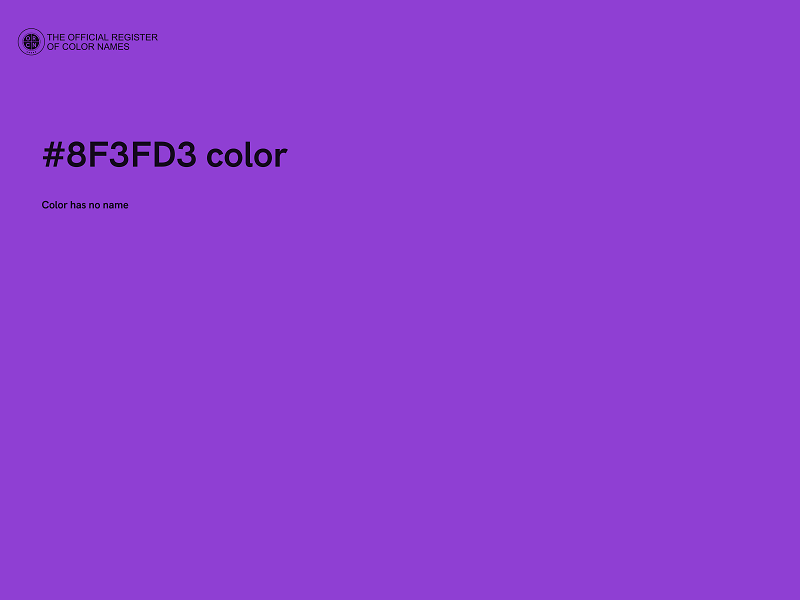#8F3FD3 color image