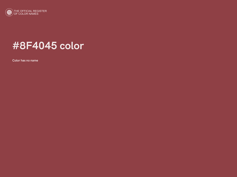 #8F4045 color image