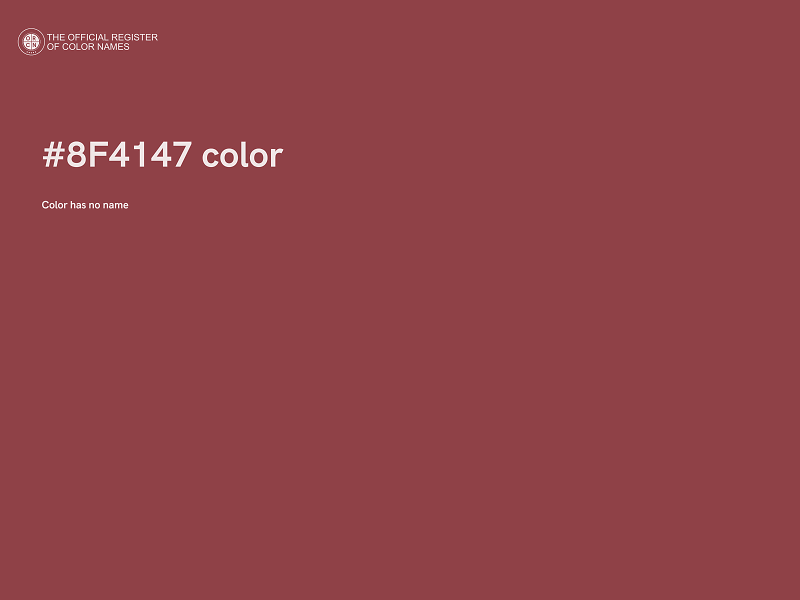 #8F4147 color image