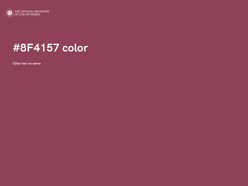 #8F4157 color image