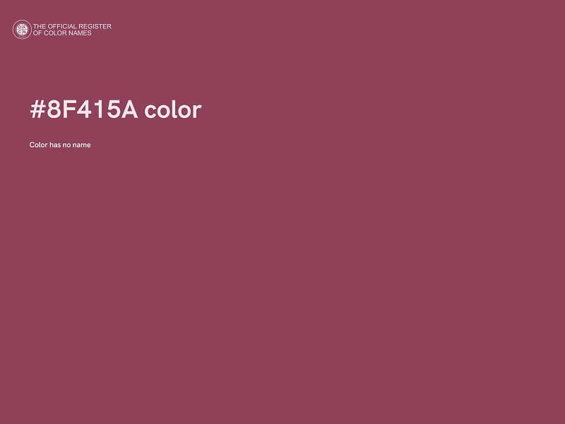 #8F415A color image