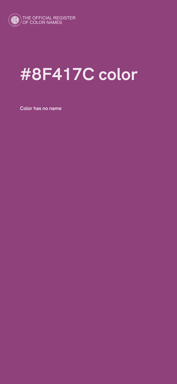 #8F417C color image